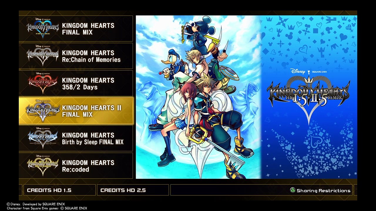 KINGDOM HEARTS - HD 1.5 2.5 ReMIX  Ending Credits