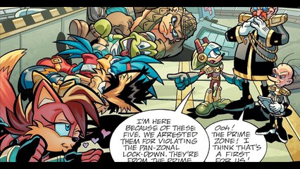 Sonic Universe Issue #29 Scourge Lock Down: Part 1 (Rock Bottom) Comic Drama