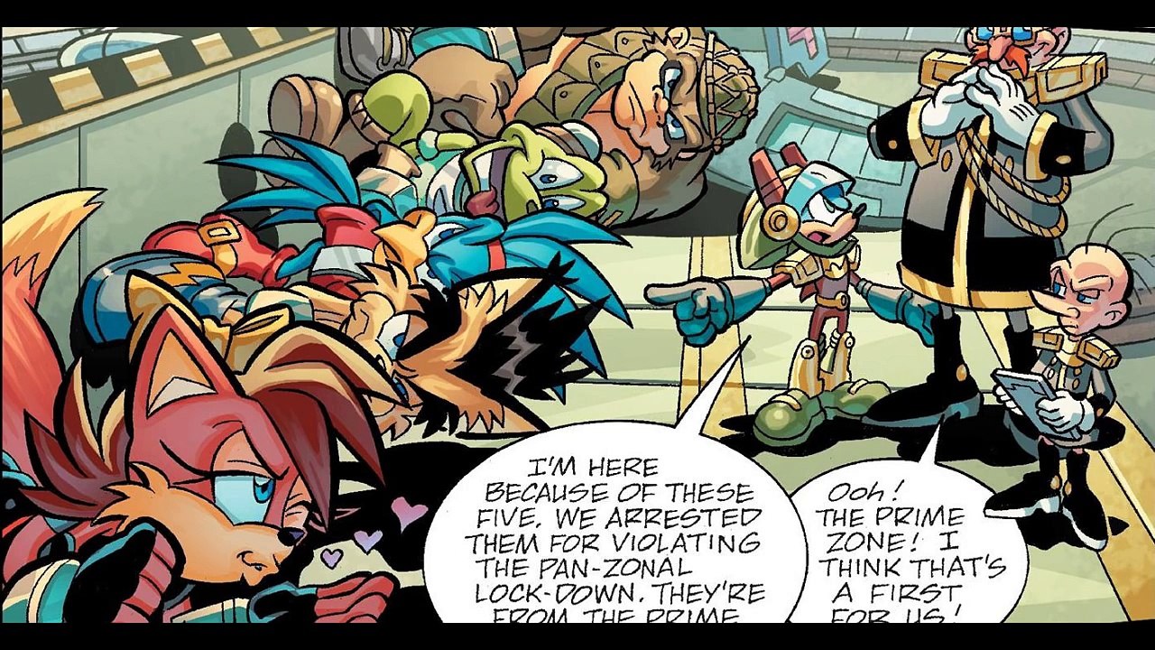 Sonic Universe Issue #29 Scourge Lock Down: Part 1 (Rock Bottom) Comic Drama