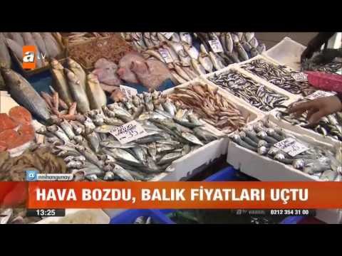 Hava bozdu balık fiyatları uçtu - atv Gün Ortası Bülteni
