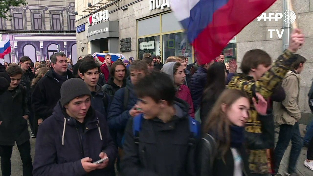 Russie: l'opposition dans la rue pour l'anniversaire de Poutine
