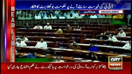 Headlines 2200 7th October 2017