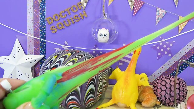 Cutting Open Squishy ZOMBIE Toys! GIANT Orbeez in Egg Slicer Homemade Stress Ball Doctor Squish