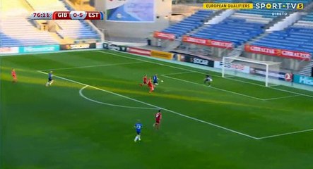 Joonas Tamm Goal HD -  Gibraltar	0-6	Estonia 07.10.2017