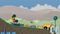 Monster Truck Bus for Children: Monster Car Bus Toy for Kids, Monster Trucks Kids Video