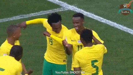 South Africa VS Burkina Faso 3-1 Goals and match Overview : 7-10-2017