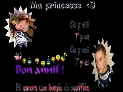 Joyeux Anniversaire ma princesse