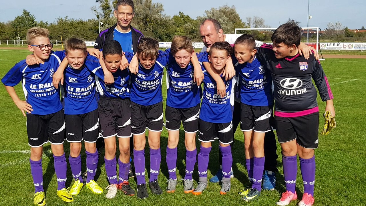 U13 - CHAPELLOISE AS - C2L (1) du 7-10-17 à LA CHAPELLE - Leur habituel cri de guerre !