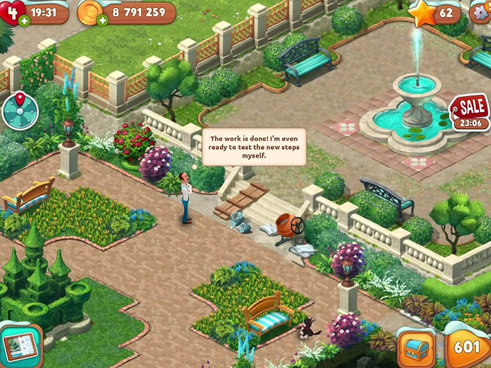 GARDENSCAPES NEW ACRES Gameplay Story Playthrough | Area 2 Day 4 and Day 5