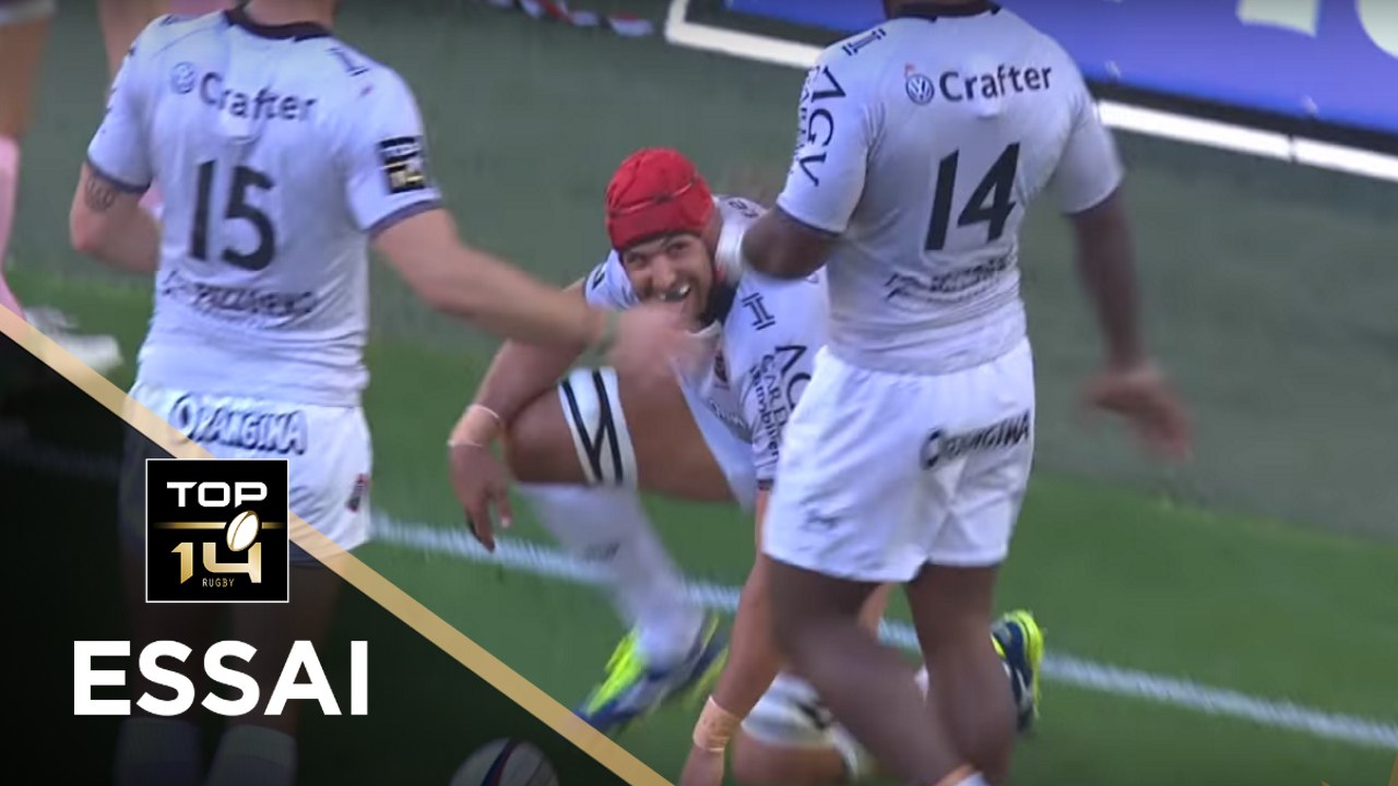 TOP 14 - Essai Juandre KRUGER (RCT) - Bordeaux-Bègles - Toulon - J7 - Saison 2017/2018