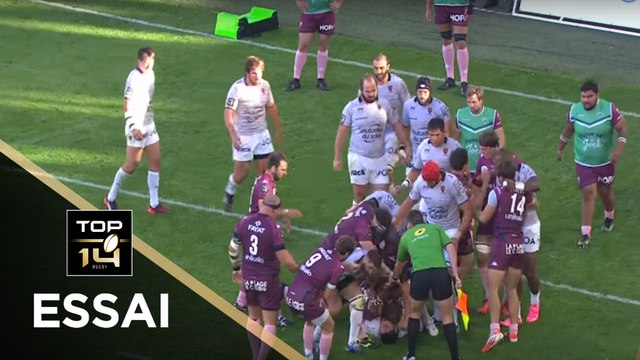 TOP 14 - Essai de PENALITE (UBB) - Bordeaux-Bègles - Toulon - J7 - Saison 2017/2018