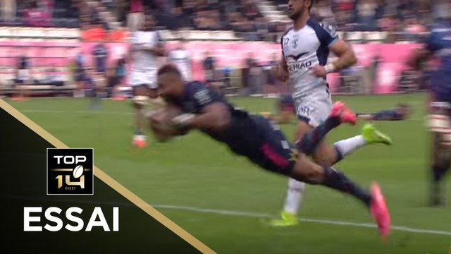 TOP 14 - Essai Nayacalevu VUIDRAVUWALU 2 (SFP) - Paris - Montpellier - J7 - Saison 2017/2018