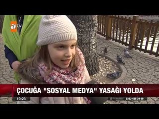 Çocuğa "sosyal medya" yasağı yolda - atv Ana Haber