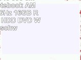 Lenovo B5045 396 cm 156 Zoll Notebook AMD A66310 2GHz 16GB RAM 2000 GB HDD DVD Win