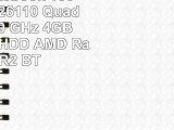 Lenovo Notebook 156 Zoll AMD E26110 Quad Core 4x150 GHz 4GB RAM 500GB HDD AMD Radeon R2