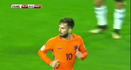 Belarus 0 - 1  Netherlands 07/10/2017 Davy Propper Super Goal 25' World Cup Qualif HD Full Screen .