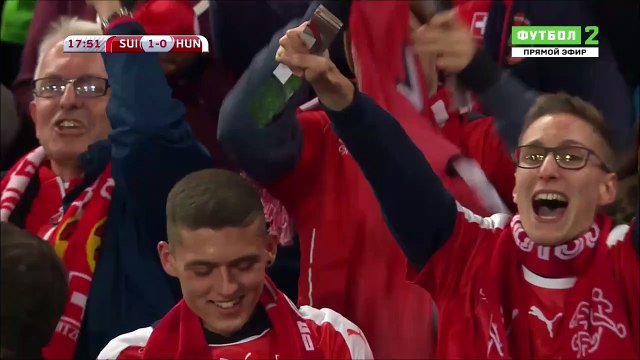 1-0 Granit Xhaka Goal FIFA WC Qualification UEFA Group B - 07.10.2017 Switzerland 1-0 Hungary