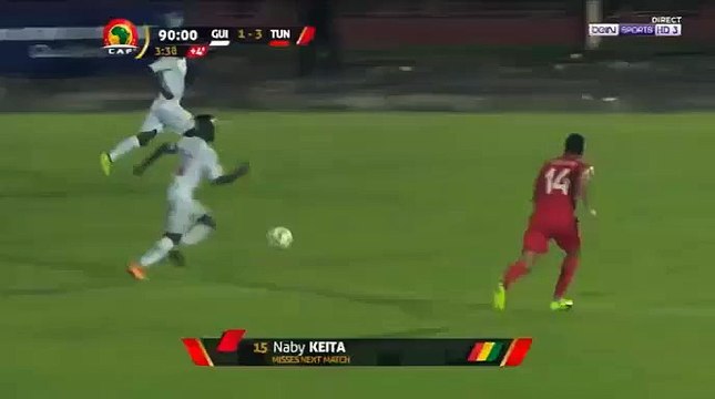 Naby Keita Red Card HD - Guinea	1-4	Tunisia 07.10.2017