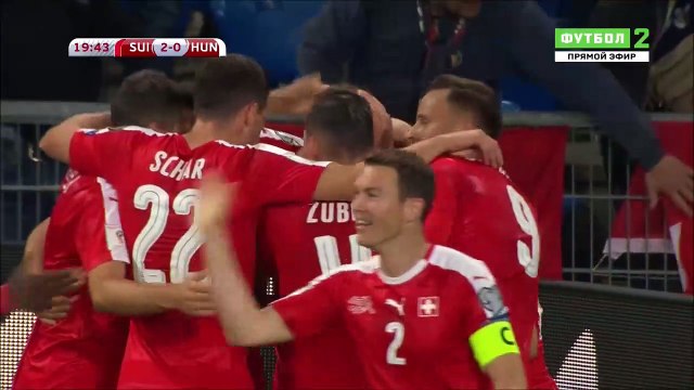 2-0 Fabian Frei Goal FIFA WC Qualification UEFA Group B - 07.10.2017 Switzerland 2-0 Hungary