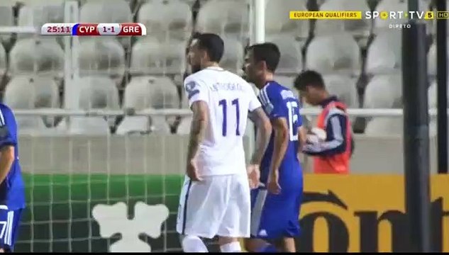 Alexandros Tziolis Goal HD - Cyprus	1-2	Greece 07.10.2017
