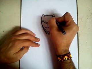 HOW TO DRAW POWER RANGER DINO SUPER CHARGE - RED / como dibujar power ranger dino charge - rojo