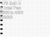 Acer Aspire ES1711C9N5 439 cm 173 Zoll HD Notebook Intel Pentium N2940 23GHz 4GB RAM