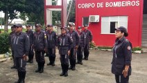 Corpo de Bombeiros presta homenagem à vítima de Janaúba