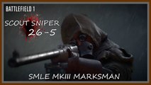 battlefield 1 SMLE MKIII MARKSMAN sniper rifle gameplay 26-5