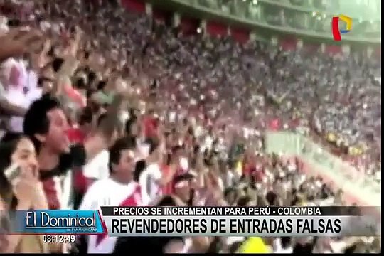 Capturan a sujetos que vendían entradas falsas para el Perú - Colombia