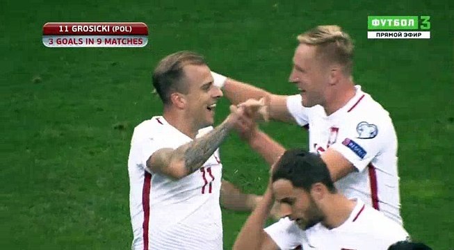 Kamil Grosicki Goal HD - Poland	2-0	Montenegro 08.10.2017