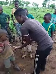 Young children fighting Zambia