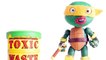 DANGER Toxic Waste Ninja Turtles Stop Motion Videos Play Doh Animated Superheroes