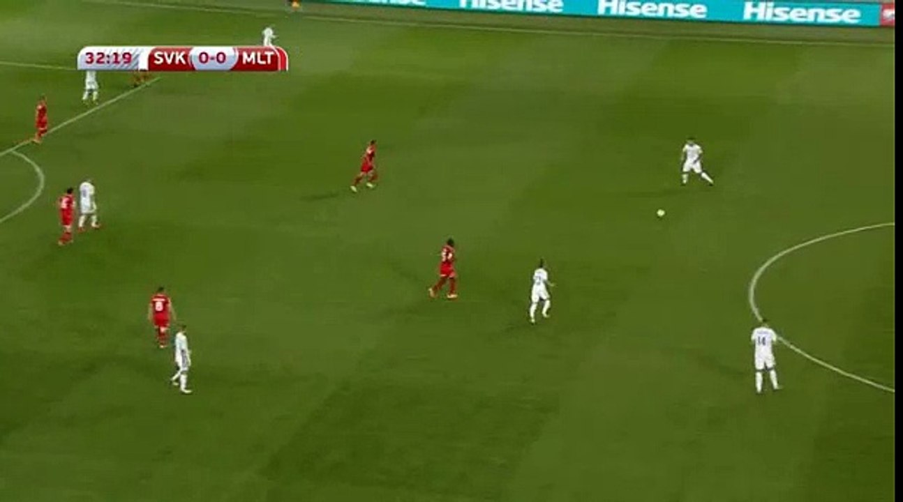 Slovakia 1 - 0  Malta 08/10/2017  Adam Nemec Super Goal 33' World Cup Qualif HD Full Screen .