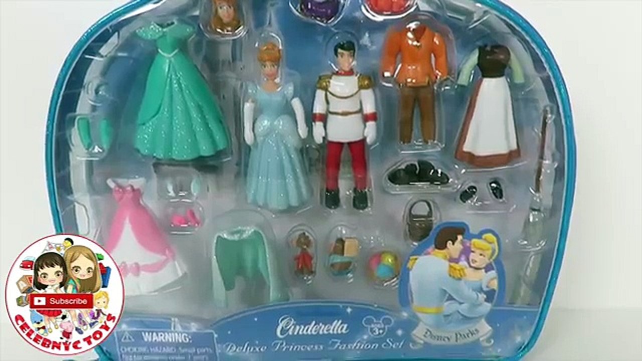 RARE Cinderella Deluxe Princess Set - Polly Pocket Dresses Story Set Disney Parks