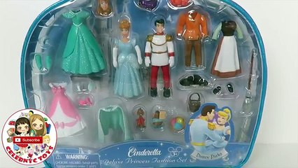 RARE Cinderella Deluxe Princess Set - Polly Pocket Dresses Story Set Disney Parks