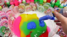 DIY Toad House Gold Kinetic Sand Slime Learn Colors Slime Combine 1000 Degree Experiment