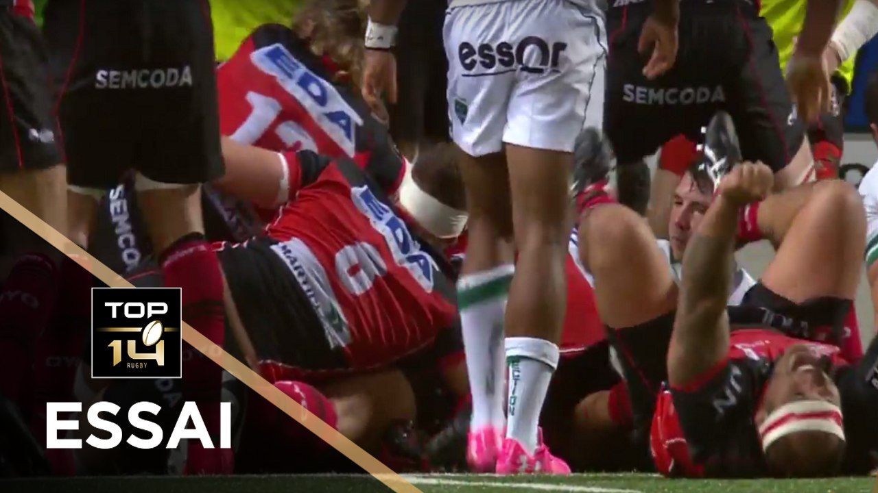 TOP 14 - Essai Quentin MACDONALD (USO) - Oyonnax - Pau -J7 - Saison 2017/2018