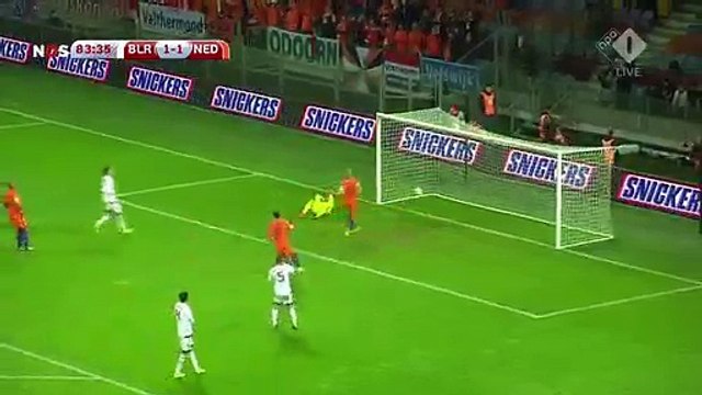 Arjen Robben Penalty Goal HD - Belarus 1-2 Netherlands 07.10.2017