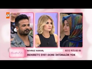 Mehmet'e evet deme ihtimalim yok - Esra Erol'da 117. Bölüm - atv