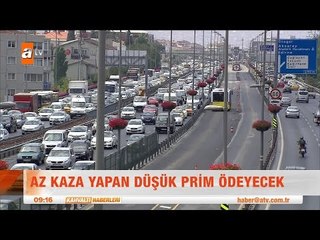 Az kaza yapan düşük prim ödeyecek - atv Kahvaltı Haberi