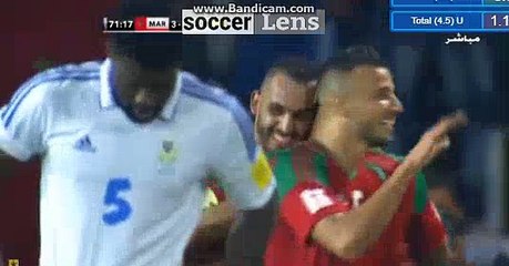 Khalid Boutaib Hattrick Goal HD - Morocco 3-0 Gabon 07/10/2017 HD