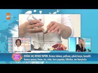 Doğal saç boyası yapımı! Sağlıklı Mutlu Huzurlu 67. Bölüm - atv