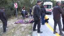 Uludağ'da İşçileri Taşıyan Minibüs Kaza Yaptı: 2'si Ağır, 13 Yaralı