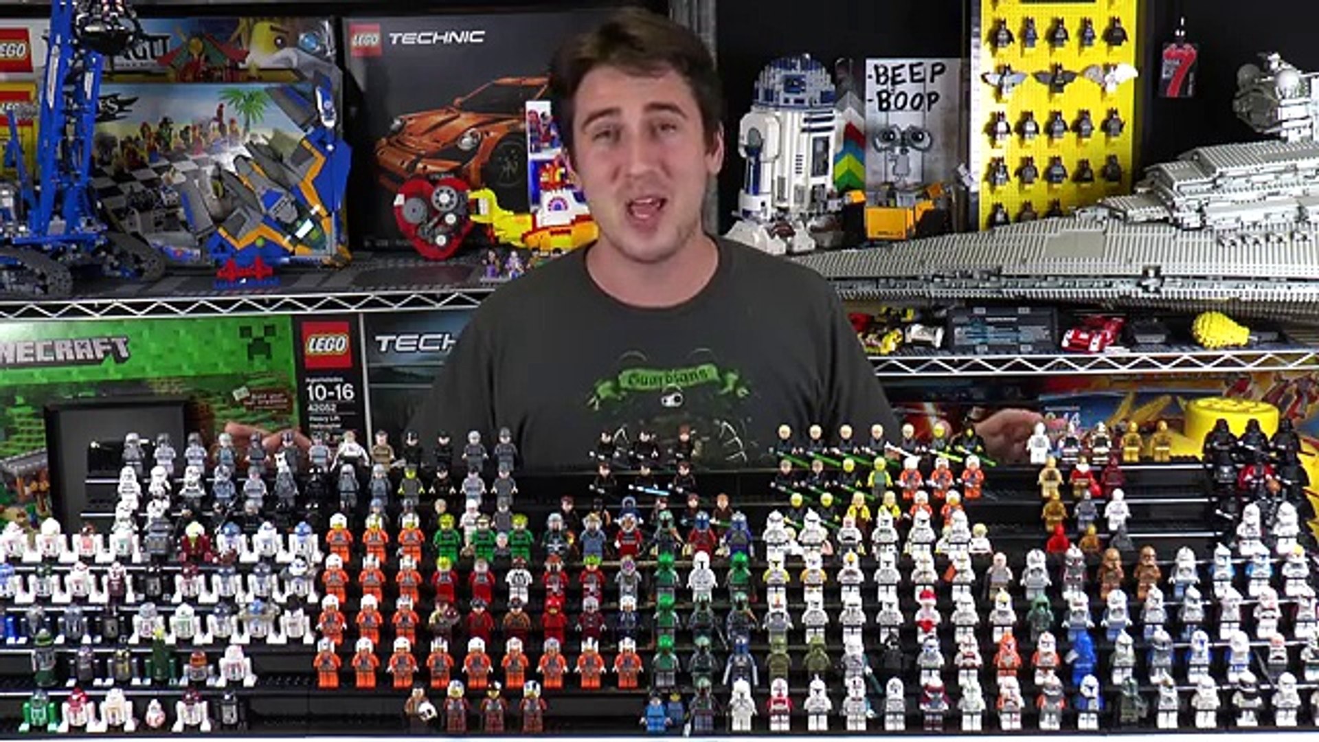 Every Lego Star Wars Minifigure Ever Made!!! 800+ Minifigs – Видео  Dailymotion