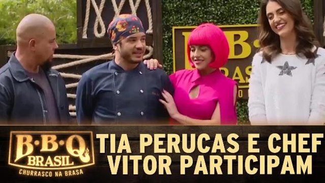 Tia Perucas e Chef Vitor participam do programa