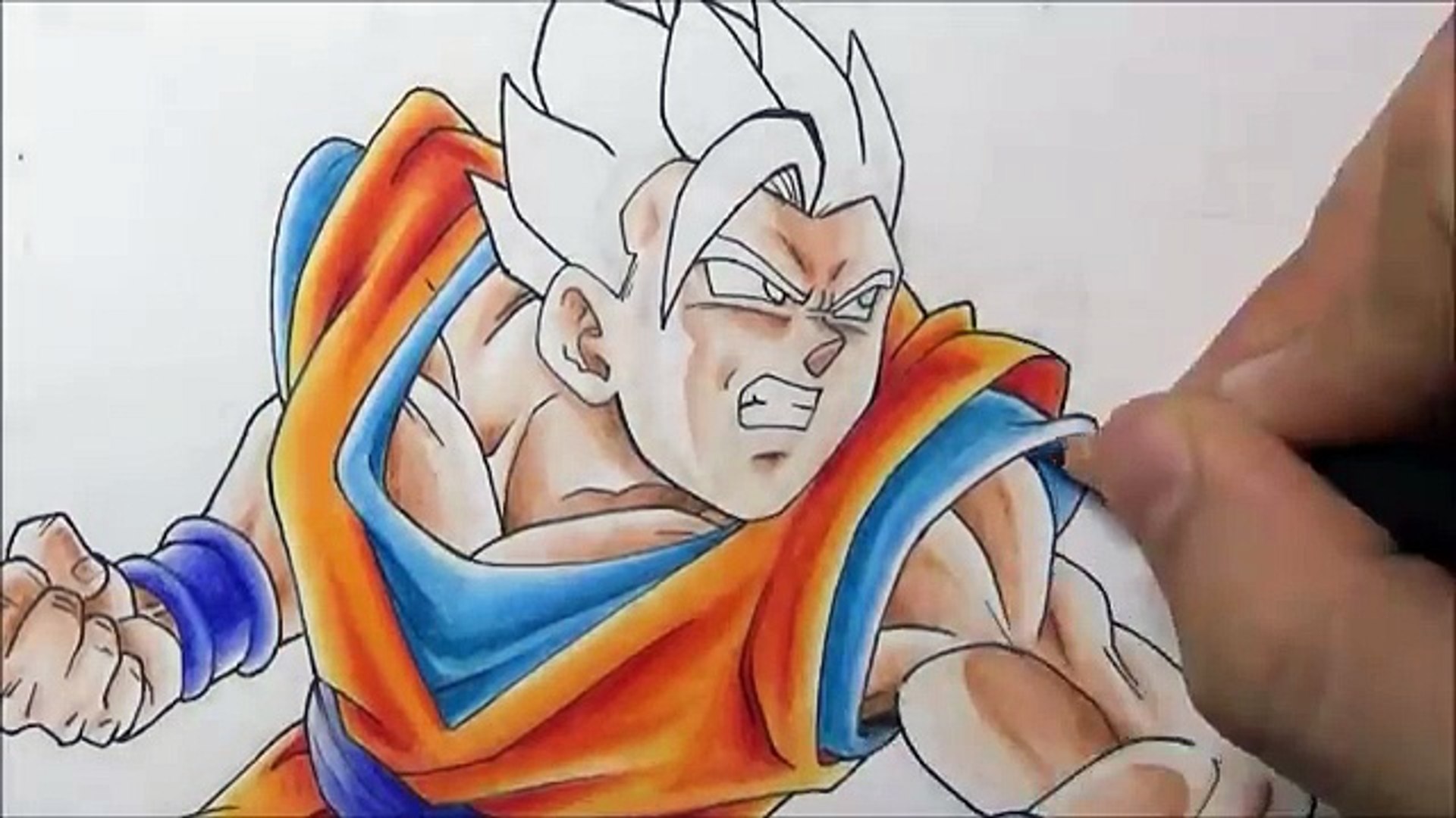 Dibujando A Goku Super Saiyan 2 Vs Gohan Mistico Definitivo Speed Drawing Goku Ss2 Vs Mistic Gohan 影片 Dailymotion