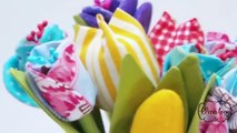 3 вида тюльпанов своими руками. Как сшить цветы из ткани - мастер-класс для новичков.