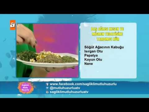 Baş ağrısı kesen ve migren tedavisine yardımcı kür - Sağlıklı Mutlu Huzurlu 94. Bölüm - atv