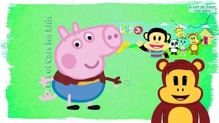 Breadwinners Peppa Pig Coloring Pages & English rhymes for kids