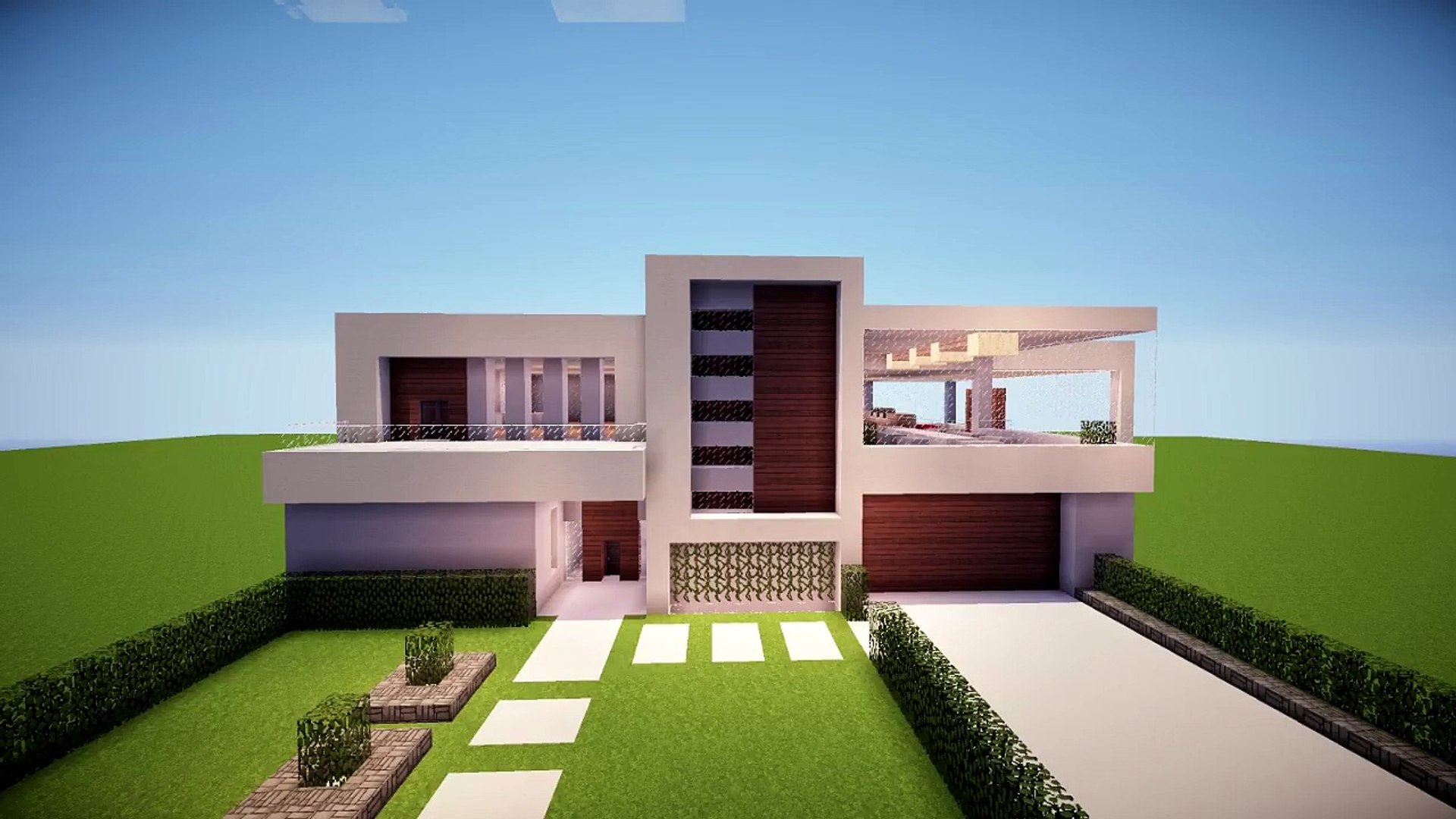 Casas modernas em minecraft